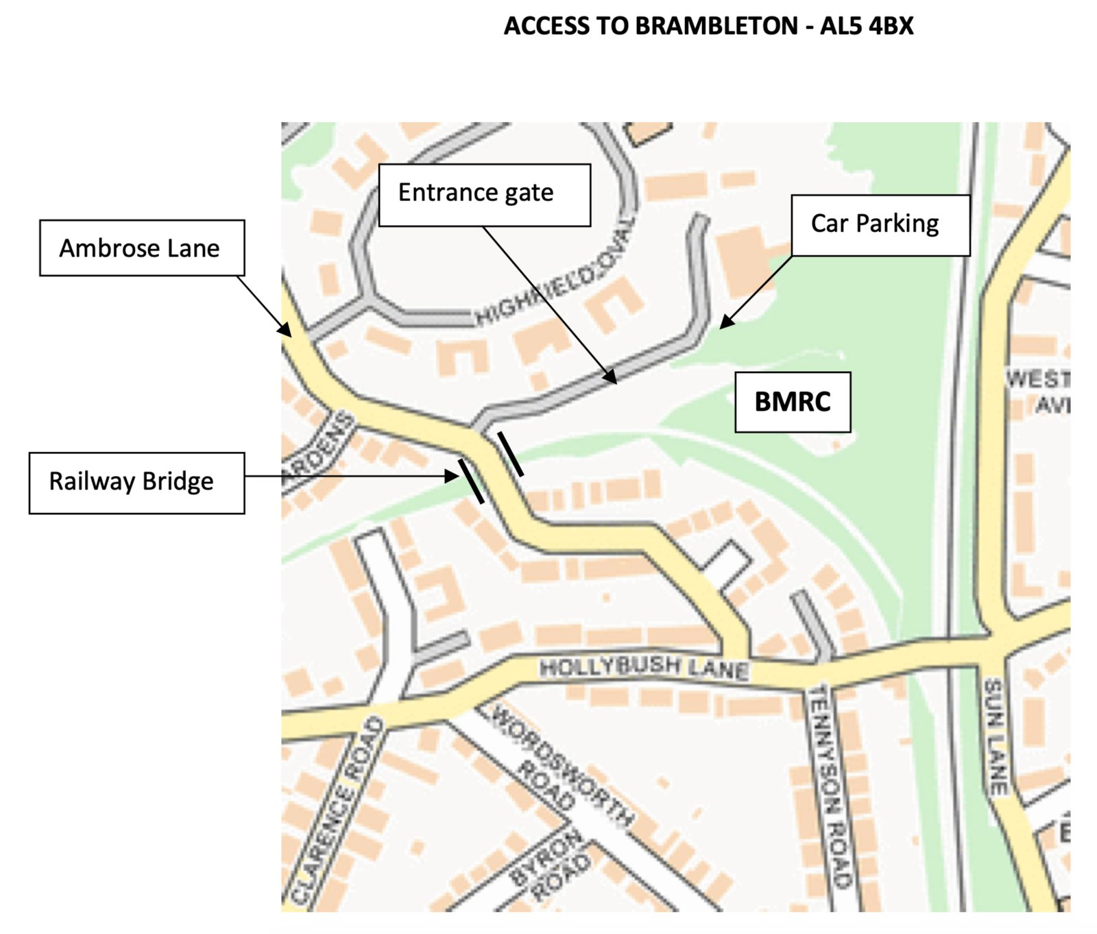 Temporary Access to Brambleton
